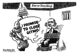 Obama and Gitmo by Jimmy Margulies
