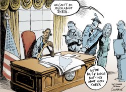 OBAMA'S FOREIGN POLICY by Patrick Chappatte