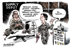 MILITARY SEX ASSAULTS ON THE RISE by Jimmy Margulies
