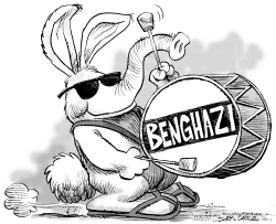 BENGHAZIGIZER BUNNY by Daryl Cagle