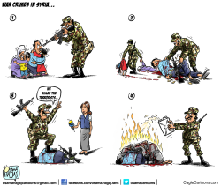  WAR CRIMES IN SYRIA  by Osama Hajjaj