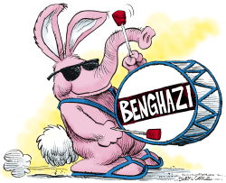 BENGHAZIGIZER BUNNY  by Daryl Cagle