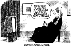 WHISTLEBLOWERS MOTHER by Rick McKee