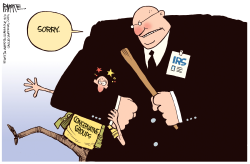 IRS BASHES CONSERVATIVES  by Rick McKee