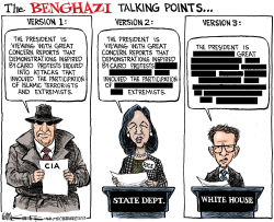 BENGHAZI TALKING POINTS by Kevin Siers