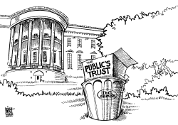 DO YOU TRUST THE GOVERNMENT, B/W by Randy Bish