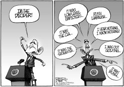 Obama Scandals by Nate Beeler