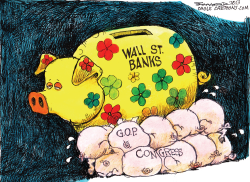 WALL ST BANKS by Bill Schorr