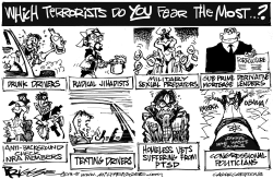 TERRORISTS by Milt Priggee