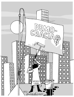 LA DEMOCRACIA EN ASEO by Arcadio Esquivel