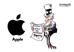 APPLE TAX AVOIDANCE COLOR by Jimmy Margulies