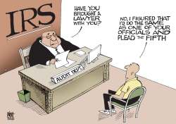 IRS TAKES THE FIFTH,  by Randy Bish