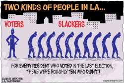 LOCAL-CA VOTER TURNOUT IN LA by Monte Wolverton