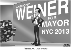 ANTHONY WEINER ANNOUNCES CANDIDACY FOR NYC MAYOR by R.J. Matson