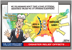 SENATOR COBURN WANTS OFFSETS FOR FEDERAL DISASTER RELIEF- by R.J. Matson