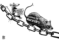 CHINESE HACKERS, B/W by Randy Bish
