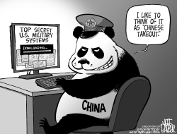 CHINA CYBER SPYING by Jeff Parker