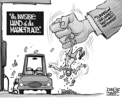 GAS PRICING BW by John Cole