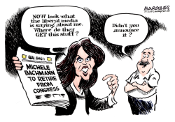 MICHELE BACHMANN RETIRES FROM CONGRESS  by Jimmy Margulies