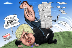 UK PRIME MINISTER UNDER PRESSURE by Brian Adcock
