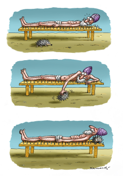 BED OF NAILS by Marian Kamensky