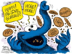 REPUBLICAN SCANDAL COOKIE MONSTER  by Daryl Cagle