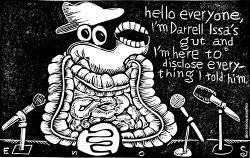 DARRELL ISSA'S GUT by Randall Enos