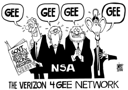 FOUR GEE NETWORK, B/W by Randy Bish