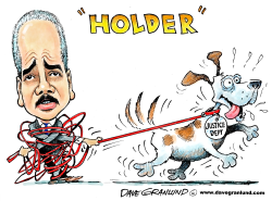 HOLDER AND JUSTICE DEPT by Dave Granlund