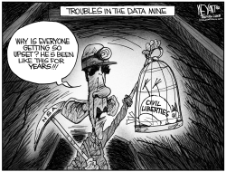 TROUBLE IN THE DATA MINE by Christopher Weyant