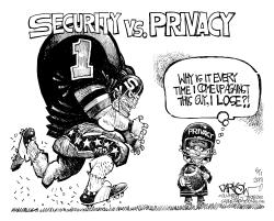 SECURITY VS PRIVACY by John Darkow