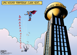 Superman Subpoena  by Nate Beeler