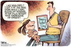 FATHER'S DAY  by Rick McKee