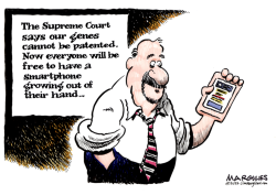 Supreme Court says genes cannot be patented color by Jimmy Margulies