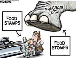 FOOD STOMPS  by Steve Sack