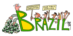 BRAZIL PROTESTS by Arend Van Dam