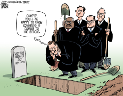 SCOTUS VOTING RIGHTS GRAVE  by Jeff Parker