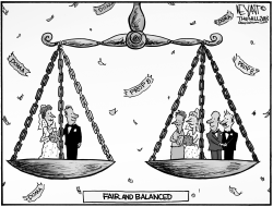 FAIR AND BALANCED by Christopher Weyant
