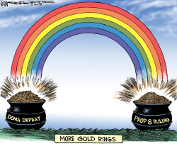 MORE GOLD RINGS by Kevin Siers