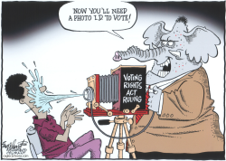 VOTING RIGHTS ACT by Bob Englehart