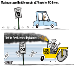 LOCAL NC  GOP speed limits  by John Cole