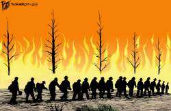 BRAVE FIREFIGHTERS by Bruce Plante