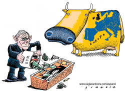 TRYING TO FEED EUROPE  by Osmani Simanca