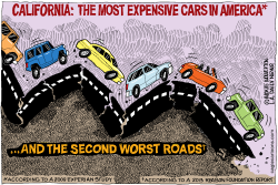 LOCAL-CA COOLEST CARS ROTTEN ROADS  by Monte Wolverton