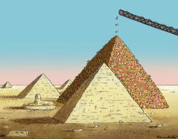 BIGGEST EGYPTIAN PYRAMID by Marian Kamensky