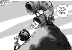 IMMIGRATION SISYPHUS by Pat Bagley
