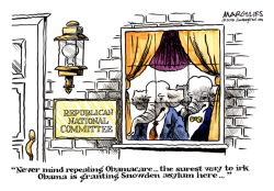 ASYLUM FOR SNOWDEN  by Jimmy Margulies