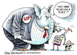 FOOD STAMPS AND GOP by Dave Granlund