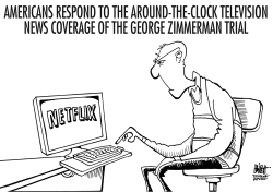 TIRED OF THE ZIMMERMAN COVERAGE, B/W by Randy Bish