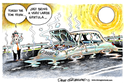 HEATWAVE AND CARS by Dave Granlund